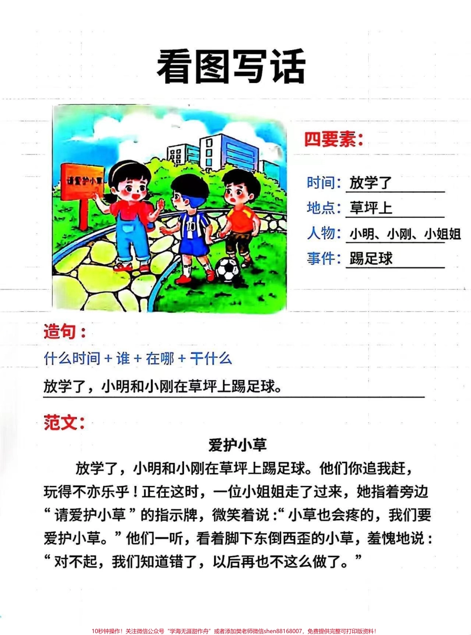 二年级上册语文看图写话二年级上册语文看图写话100篇有电子版可分享#看图写话 #一升二 #看图练一练 #二年级上册语文 #看图写话技巧和方法.pdf_第2页