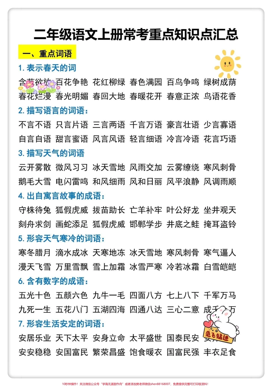 部编版二年级上册语文1-8单元知识点总结部编版二年级上册语文1-8单元知识点总结 #二年级上册语文 #知识点总结 #必考考点 #词语积累 #学霸秘籍.pdf_第1页