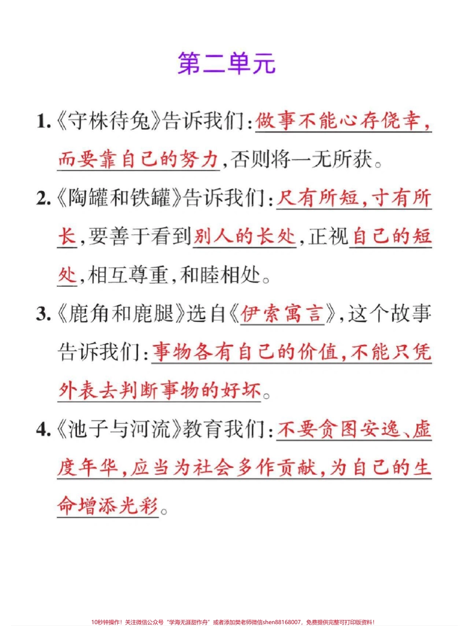 三年级下册语文1-8单元课文重点内容梳理汇总#教育 #小学语文 #三年级语文 #每天学习一点点 #三年级语文重点归纳.pdf_第2页