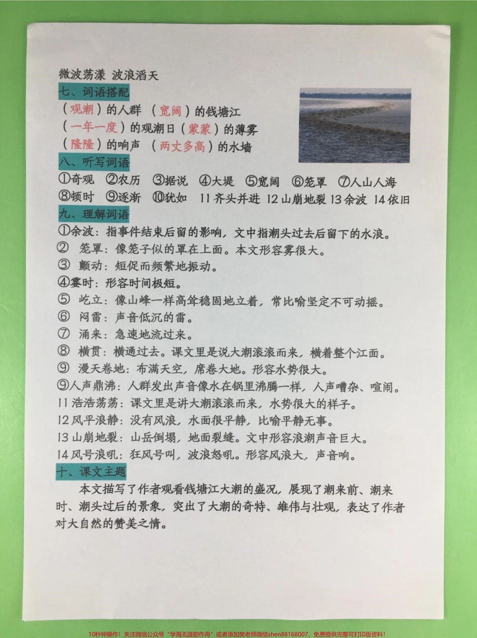 四年级上册语文第一单元各课知识点汇总#四年级 #四年级上册语文 #知识点总结 #四年级语文 #小学语文.pdf_第3页