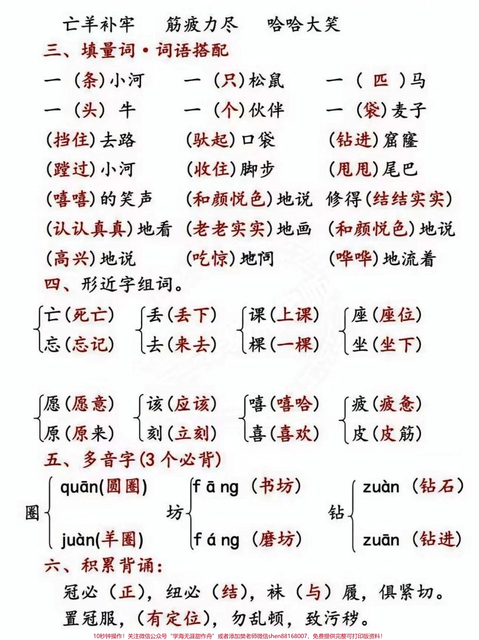 二年级下册语文第五单元基础知识点归纳总结#每天学习一点点 #知识点总结 #教育 #小学语文 #家长收藏孩子受益.pdf_第2页