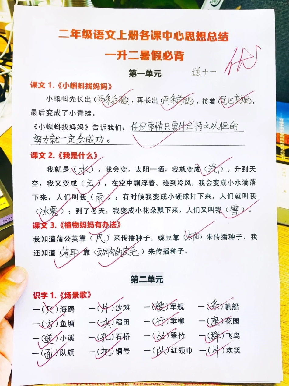 一升二必备二年级上册全册中心思想专项练习一升二预习必备‼️二年级上册语文全册中心思想专项练习#一升二 #二年级语文 #二年级上册语文 #暑假预习 #二年级语文预习 @DOU+小助手.pdf_第1页