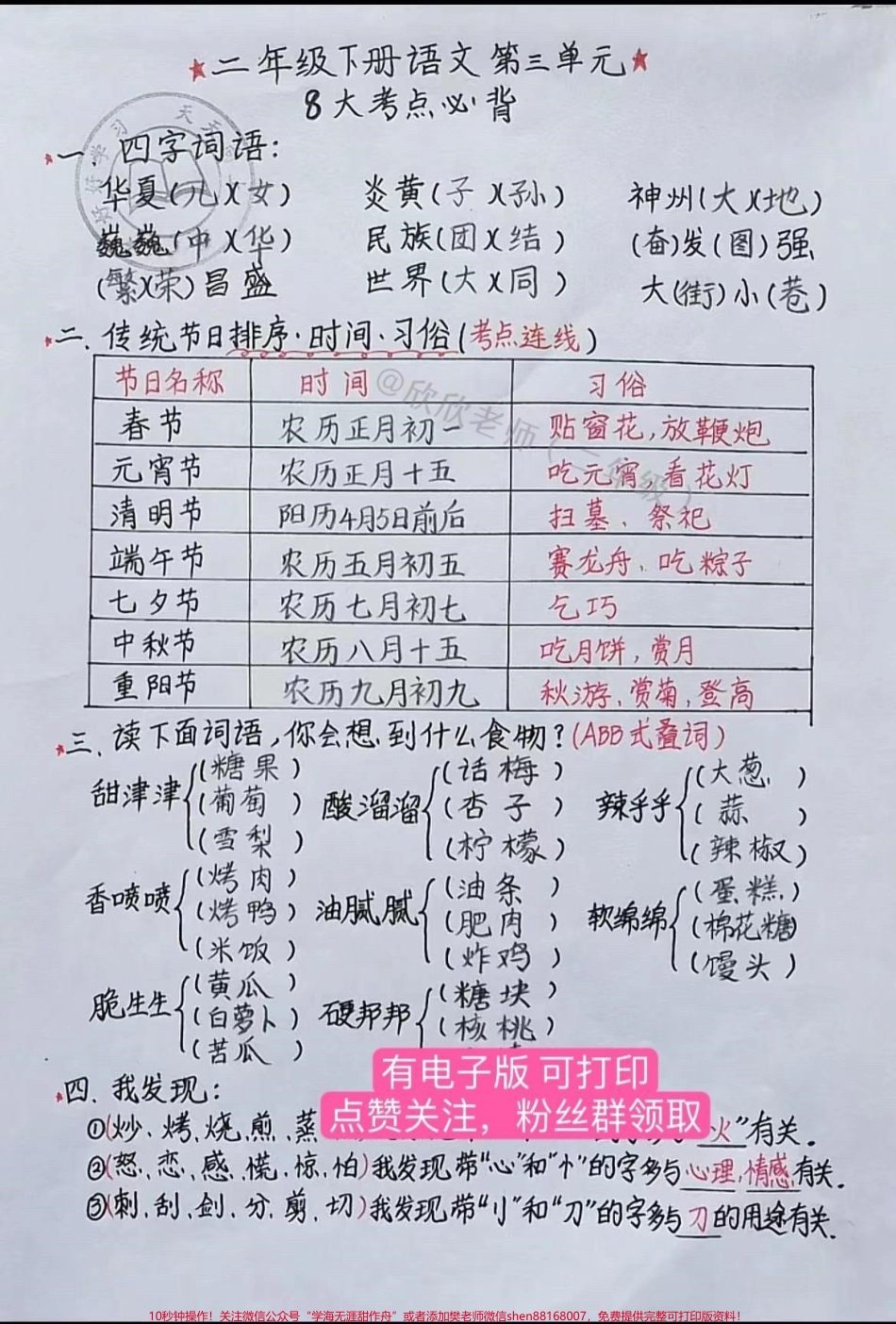 二年级语文下册 8大考点必背#家长收藏孩子受益 #二年级语文下册 #二年级 #必考考点 #小学语文.pdf_第1页