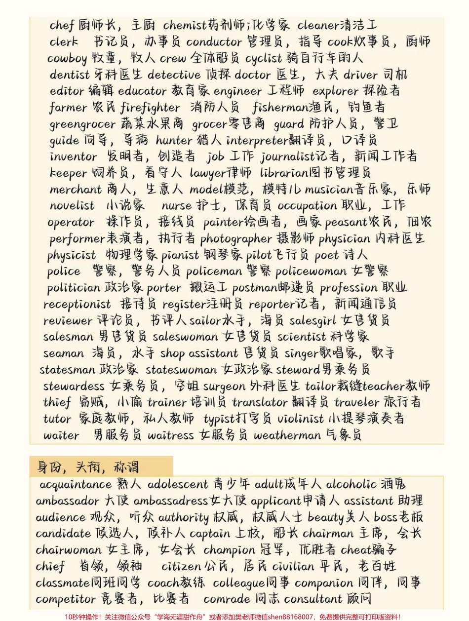 高中英语3500词汇分类记忆背完你的英语就真的厉害了#英语 #英语没那么难 #英语单词 #图文伙伴计划 #抖音图文来了.pdf_第2页