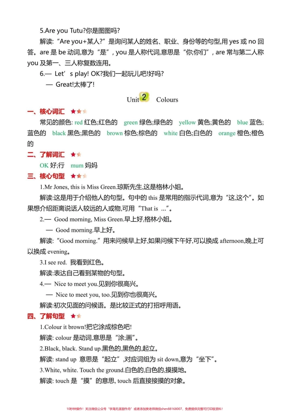 三年级上册1到6单元知识清单三年级上册1-6单元知识点总结打印一份提前预习为开学打好基础#二升三 #三年级英语 #暑假预习.pdf_第2页