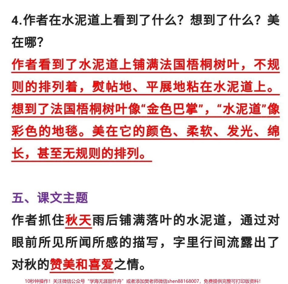三年级上册语文《铺满金色巴掌巴掌的水泥》#三年级语文#必考考点 #重点知识汇总#词语搭配 #句子 课文主题归纳中心思想@抖音小助手 @抖音创作者中心 @抖音热点宝 电子版学习资料.pdf_第3页