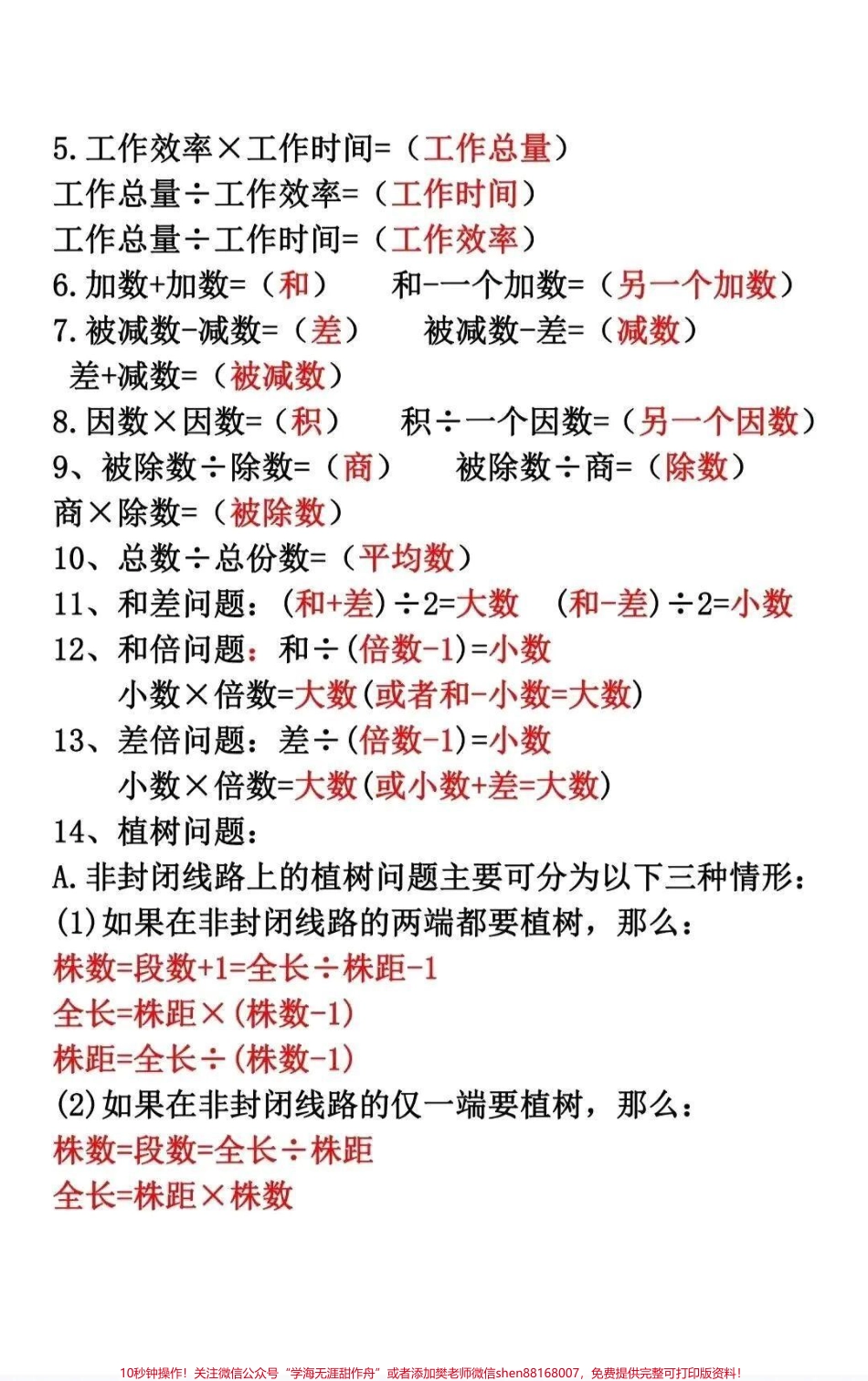 四年级上册数学必背公式#四年级上册数学必背公式#四年级上册数学打印给孩子背一背练一练.pdf_第3页