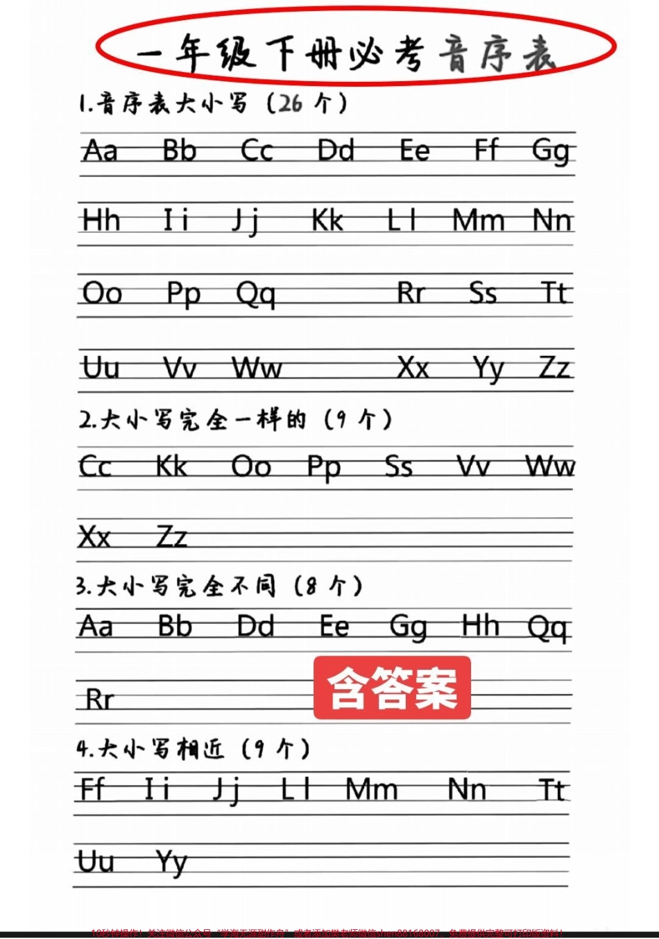 汉语拼音字母表专项练习题汉语拼音字母表是现在学习难点搞定这套汉语拼音字母表拼音妥了#汉语拼音字母表 #一年级语文 #汉语拼音教学 #汉语拼音 #一年级下册.pdf_第1页