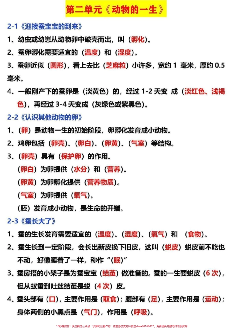 三年级下册科学全册知识点汇总科学全册的重点常考必考知识点都已经整理汇总电子版共8页可打印#三年级 #家长收藏孩子受益 #三年级下册 #家长收藏 #三年级语文.pdf_第3页
