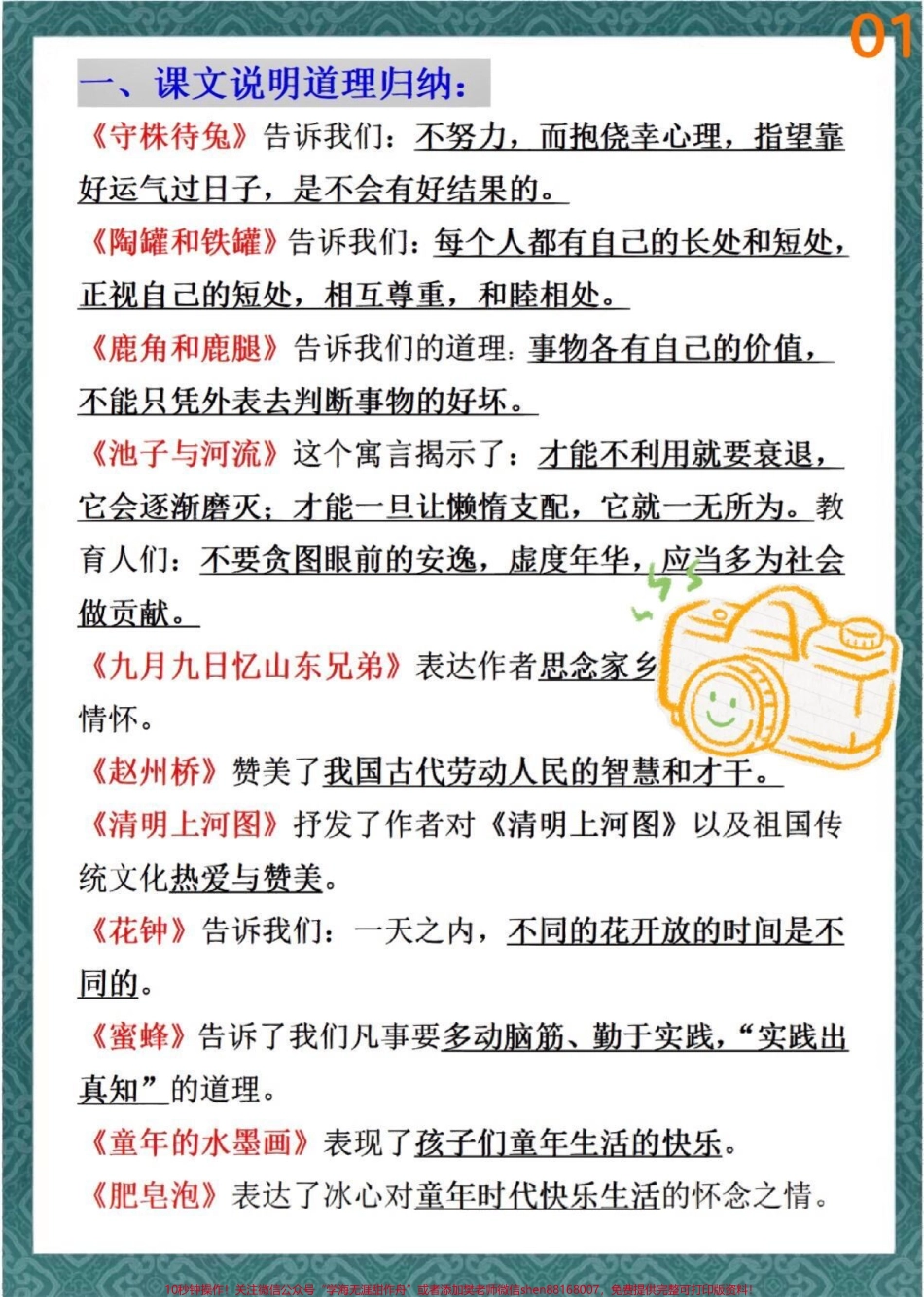 三年级下册语文总复习知识点汇总整理#教育 #学习 #每天学习一点点 #家长收藏孩子受益 #小学语文.pdf_第2页