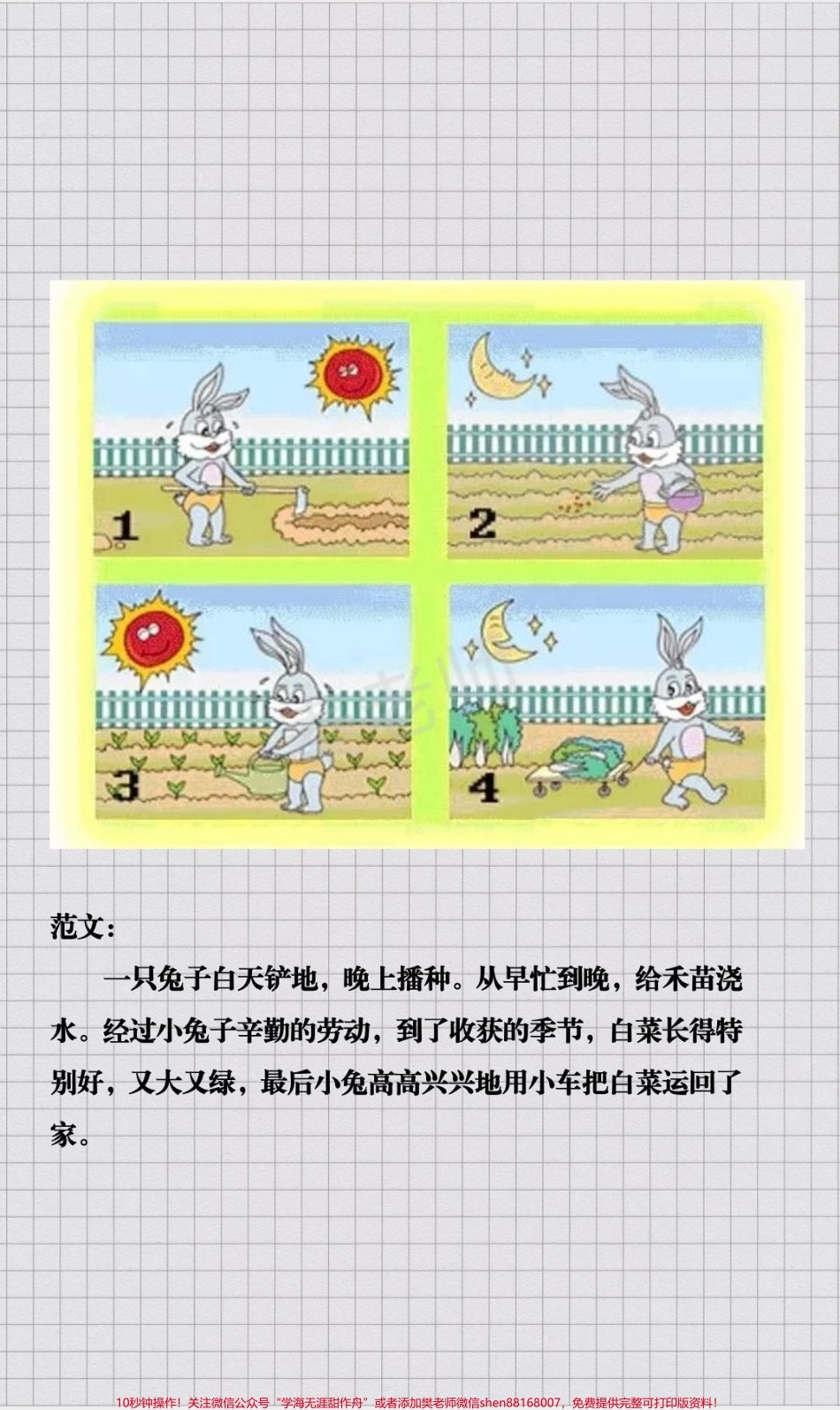 一年级看图写话二年级看图写话#一年级看图写话 #二年级看图写话#必考考点 #知识分享 #学习 开学季 期中期末考试必考题易错题.pdf_第3页