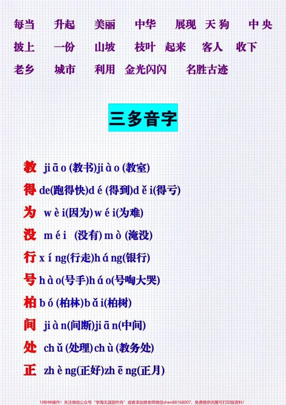 二年级上册语文期中复习指导知识点归纳总结#小学语文资料分享 #知识点总结 #学习 #二年级语文 #小学必考知识大全.pdf_第3页