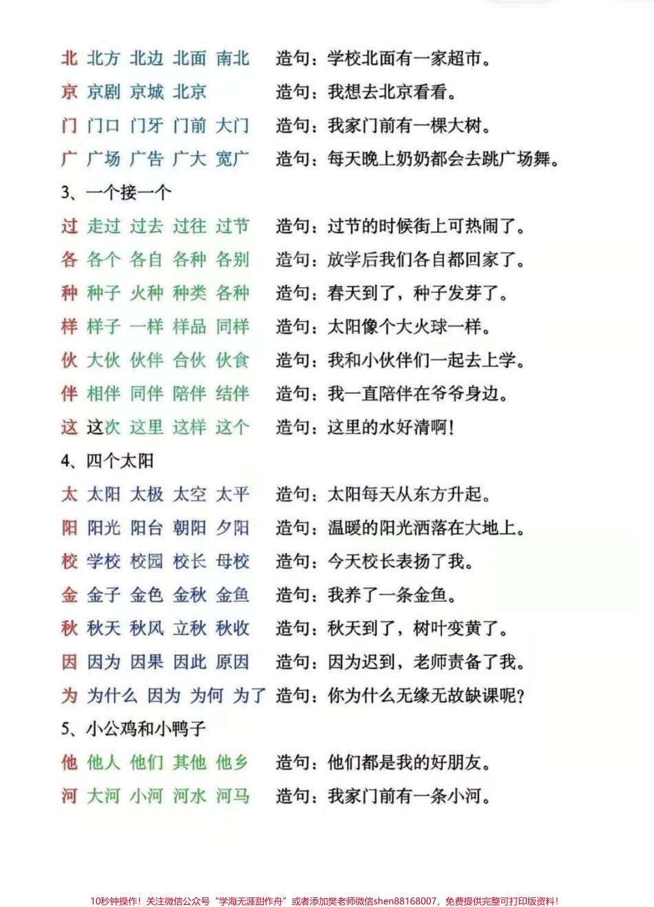 一年级下册组词造句语文就是需要提前预习一年级下册组词造句既能够识字又能够组词还能练习造句弯道超车寒假每天晨读15分钟#一年级语文 #一年级语文下册组词造句#语文组词造句.pdf_第3页