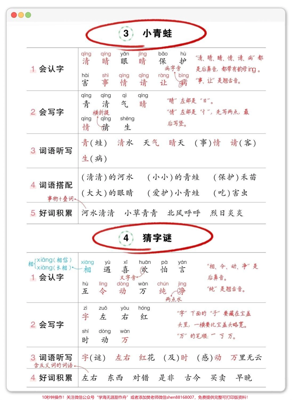一下语文每课重点可以打印出来给孩子背一背读一读#一年级语文下册 #学习资料分享 #必考考点 #知识点总结 #家长收藏孩子受益.pdf_第3页