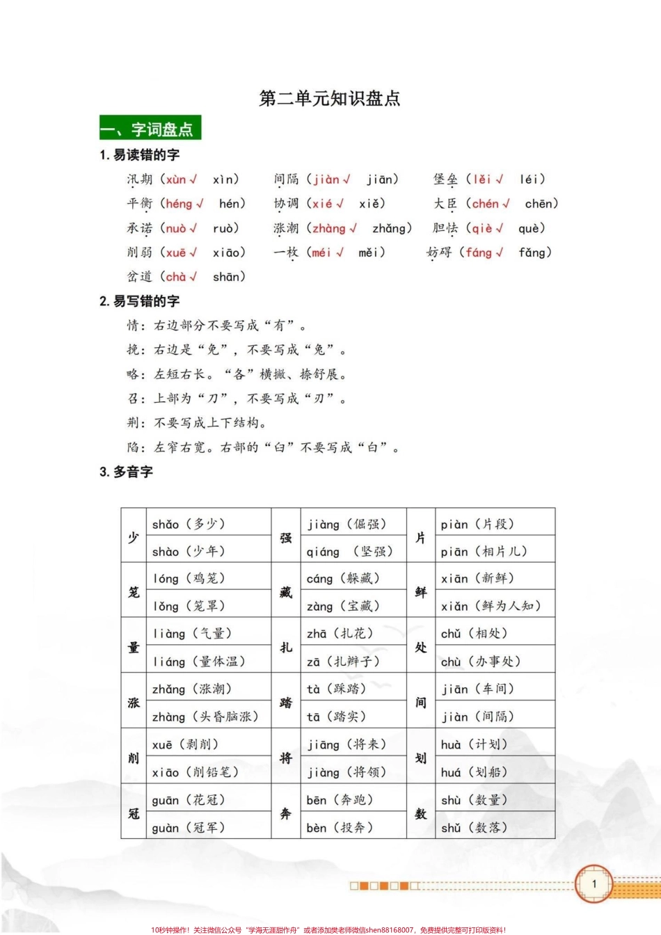 五年级上册语文第二单元知识点盘点五年级上册语文第二单元知识点盘点 #五年级上册语文 #知识点总结 #语文第二单元 #五年级语文知识点 #学习资料分享.pdf_第2页