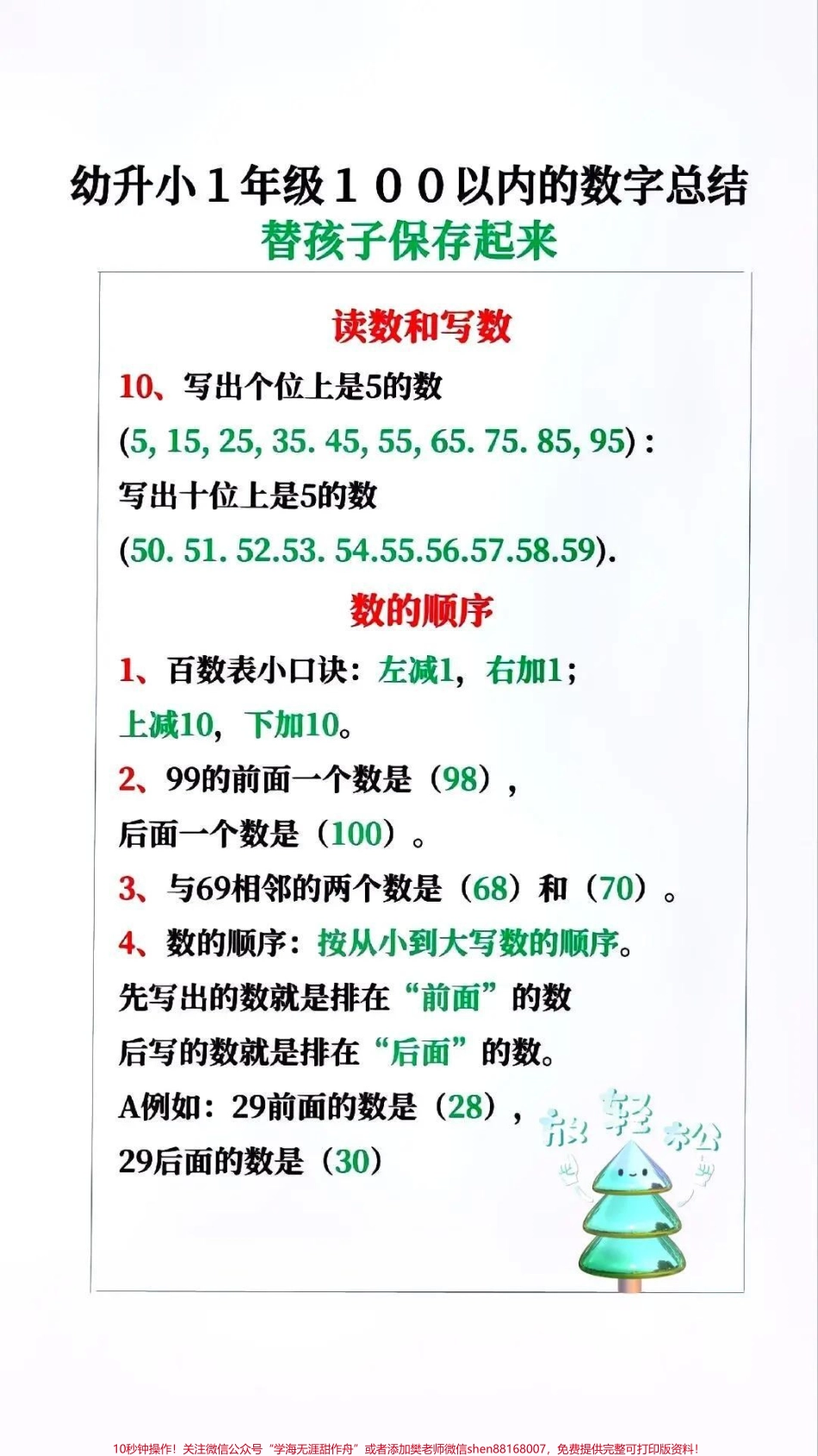 一年级100以内的数字总结需要就收藏起来给孩子用起来#做智慧父母培养优秀孩子 #幼小衔接 #一年级 #小学数学 #知识点总结.pdf_第3页