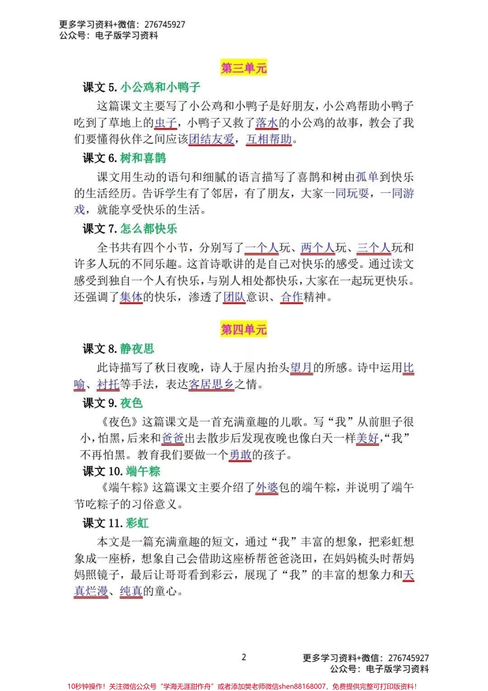 一年级下册重点 必考题#父母必看系列#家长收藏孩子受益 #正确的引导孩子陪伴孩子 #正确引导教育孩子.pdf_第3页