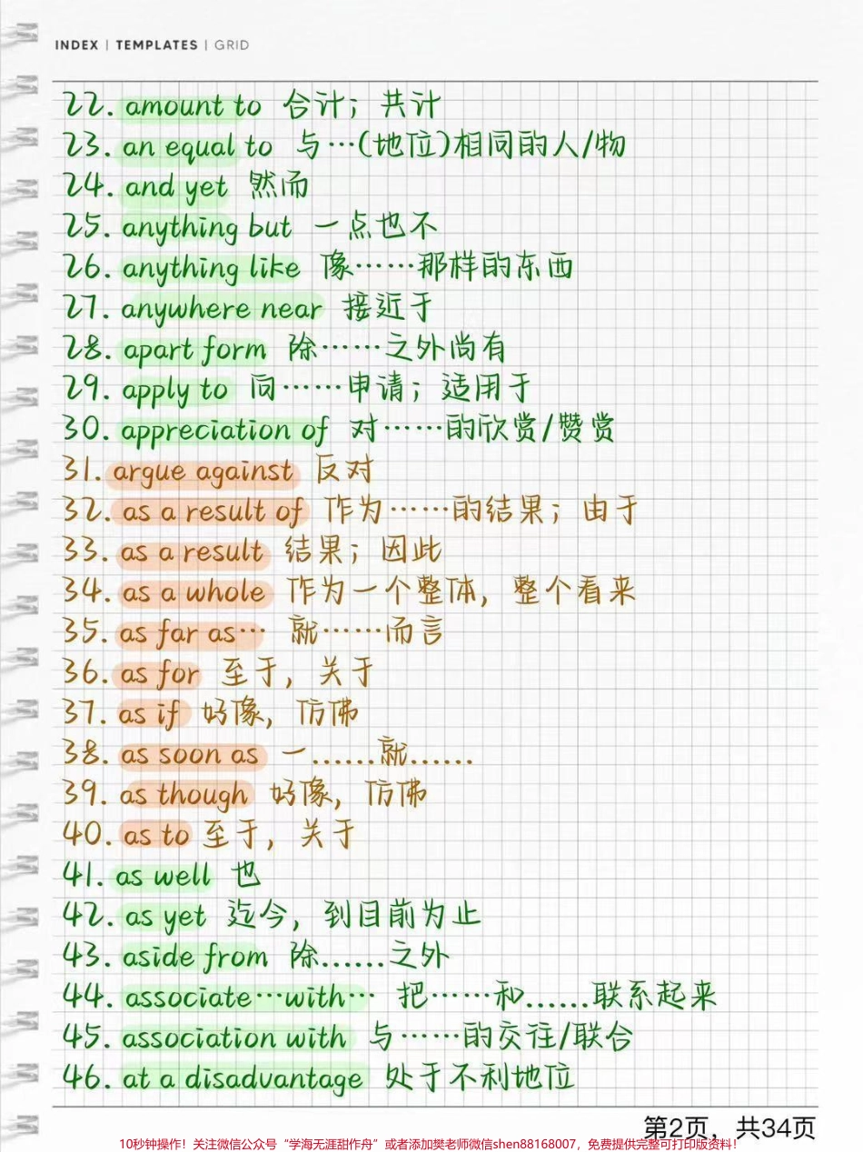 英语完形填空与阅读理解高频词汇刷到了就是提醒你该背单词了不要辜负大数据#图文种草机 #背单词 #英语 #知识点总结 #每天学习一点点.pdf_第2页