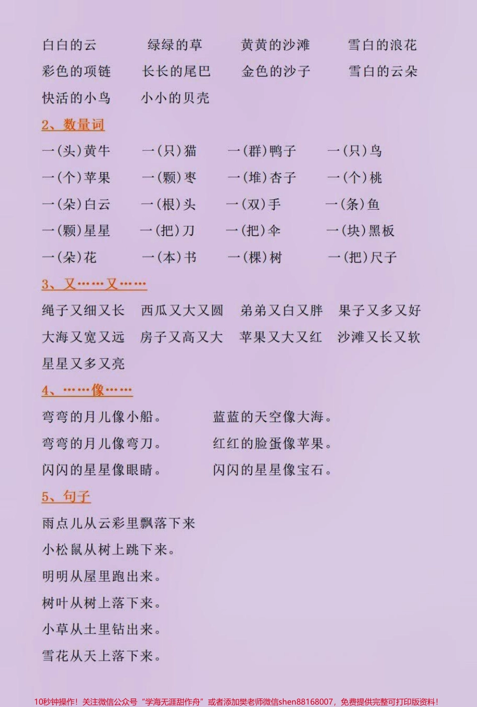 一年级上册语文重点知识归纳总结#知识分享 #家长收藏孩子受益 #一年级重点知识归纳 #教育 #每天学习一点点.pdf_第3页