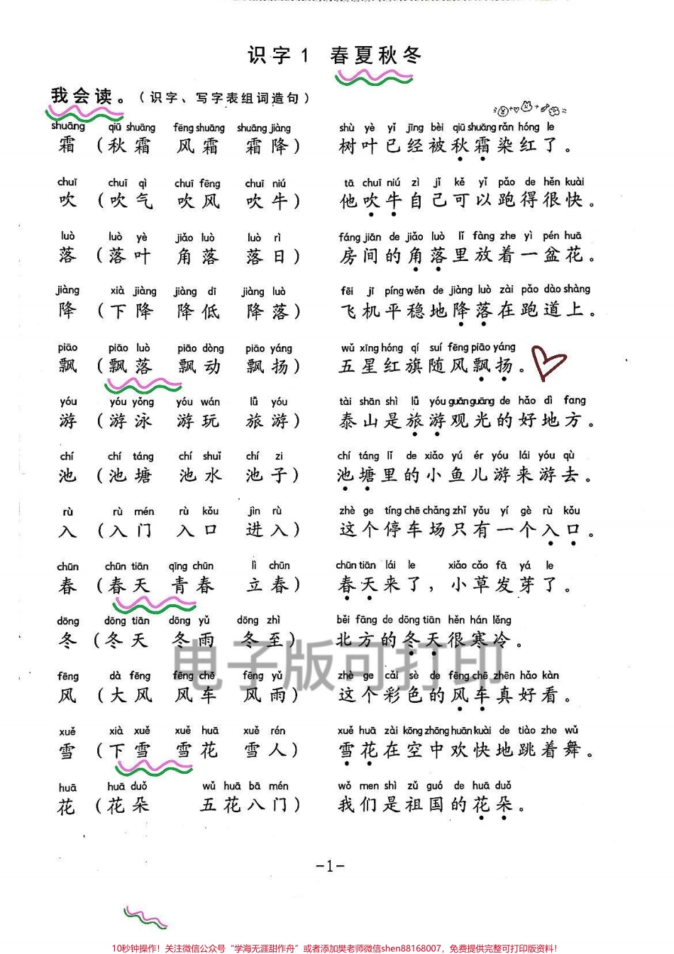 一年级语文下册生字组词造句阅读课文一年级语文下册生字组词造句阅读课文课本内容整理归纳家长赶紧收藏打印出来给孩子练一练预习衔接下学期#一年级语文 #小学语文 #生字组词造句 #阅读课文 #一年级下册.pdf_第2页