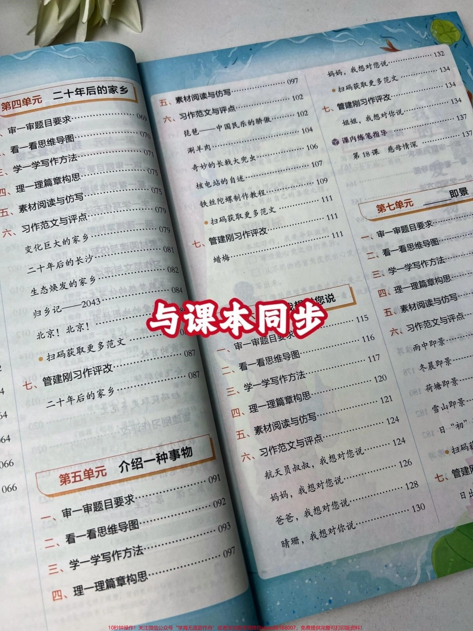 开心同步作文与课本完全同步内容超详细手把手教会孩子如何写作#好书分享 #作文素材 #同步作文 #小学语文.pdf_第2页