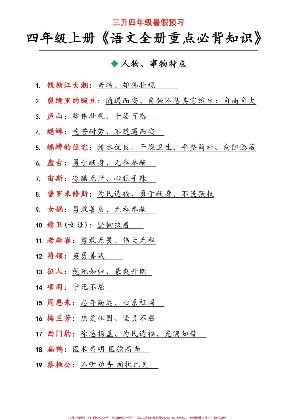 四年级上册语文语文全册重点必背知识四年级语文上册必背可以长按保存电子滴滴#四年级上册语文 #四年级语文上册 #小学四年级语文 #四年级语文预习 #四年级语文必背课文 - 副本.pdf_第1页