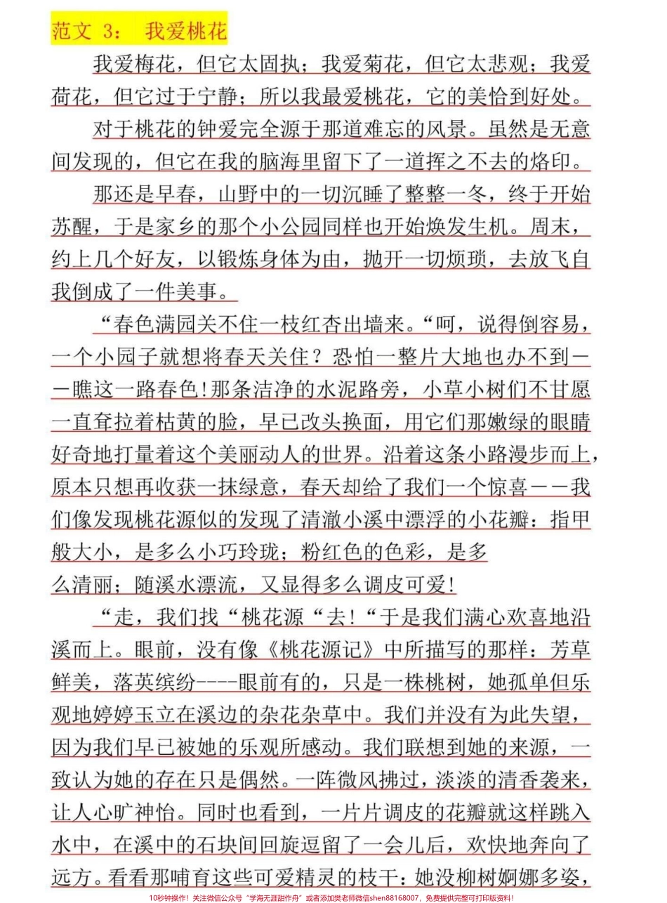 三年级语文下册第一单元习作我的植物朋友范文家长替孩子收藏打印让孩子多读读增加语感#三年级 #三年级作文 #三年级作文范文 #小学作文 #小学生作文.pdf_第3页