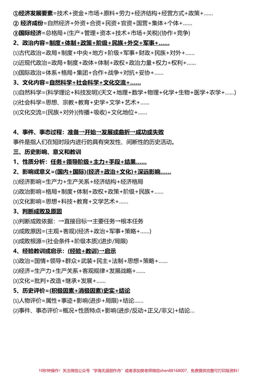 历史答题公式不要觉得只有数学才有公式掌握了这些历史公式考试的时候答题更快更稳#历史 #高中历史 #高考历史 #图文伙伴计划 #知识点总结.pdf_第2页