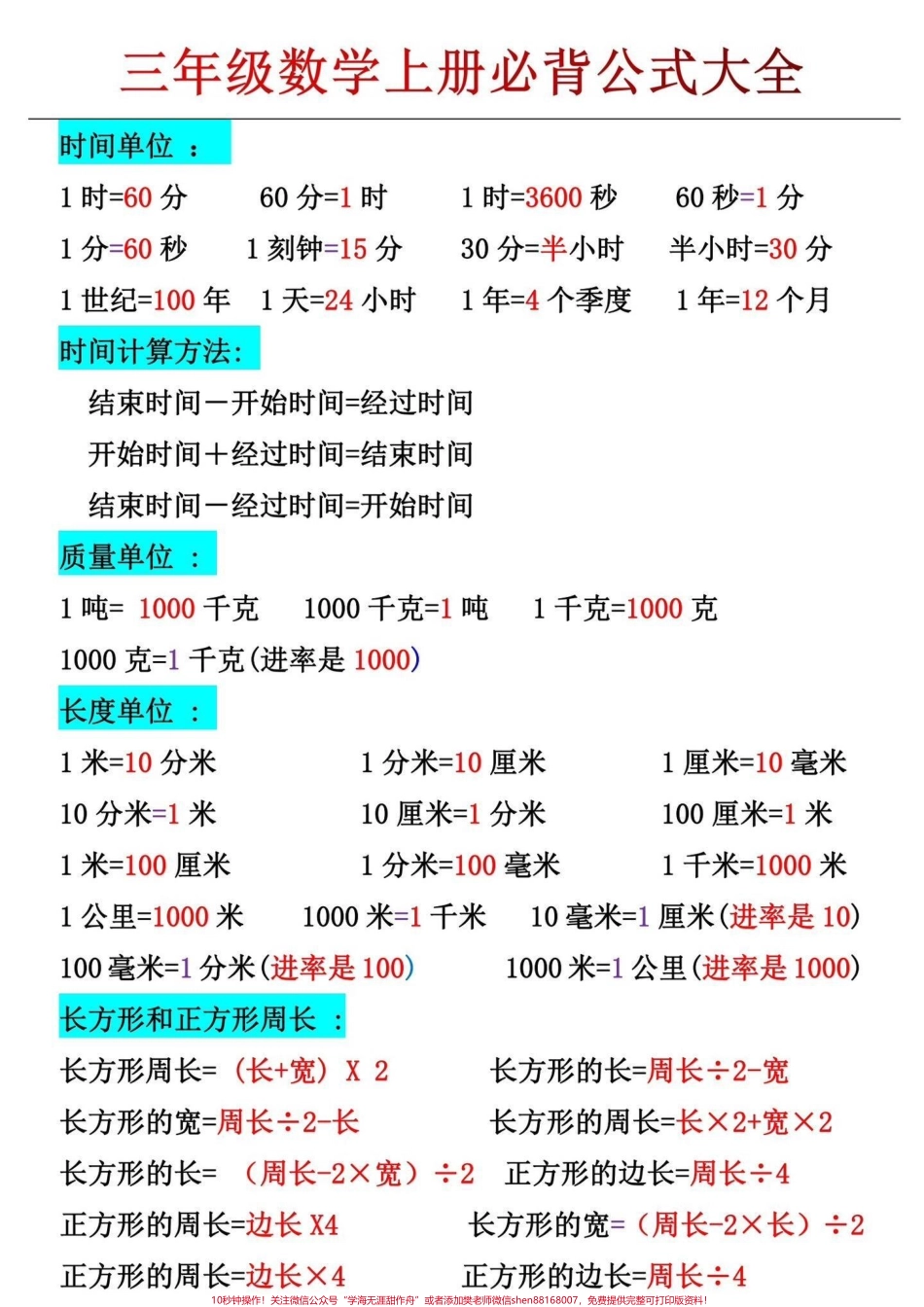三年级上册数学必备公式大全三年级上册数学必备公式大全#三年级上册数学 #必考考点 #知识点总结#三年级 #必背公式.pdf_第1页