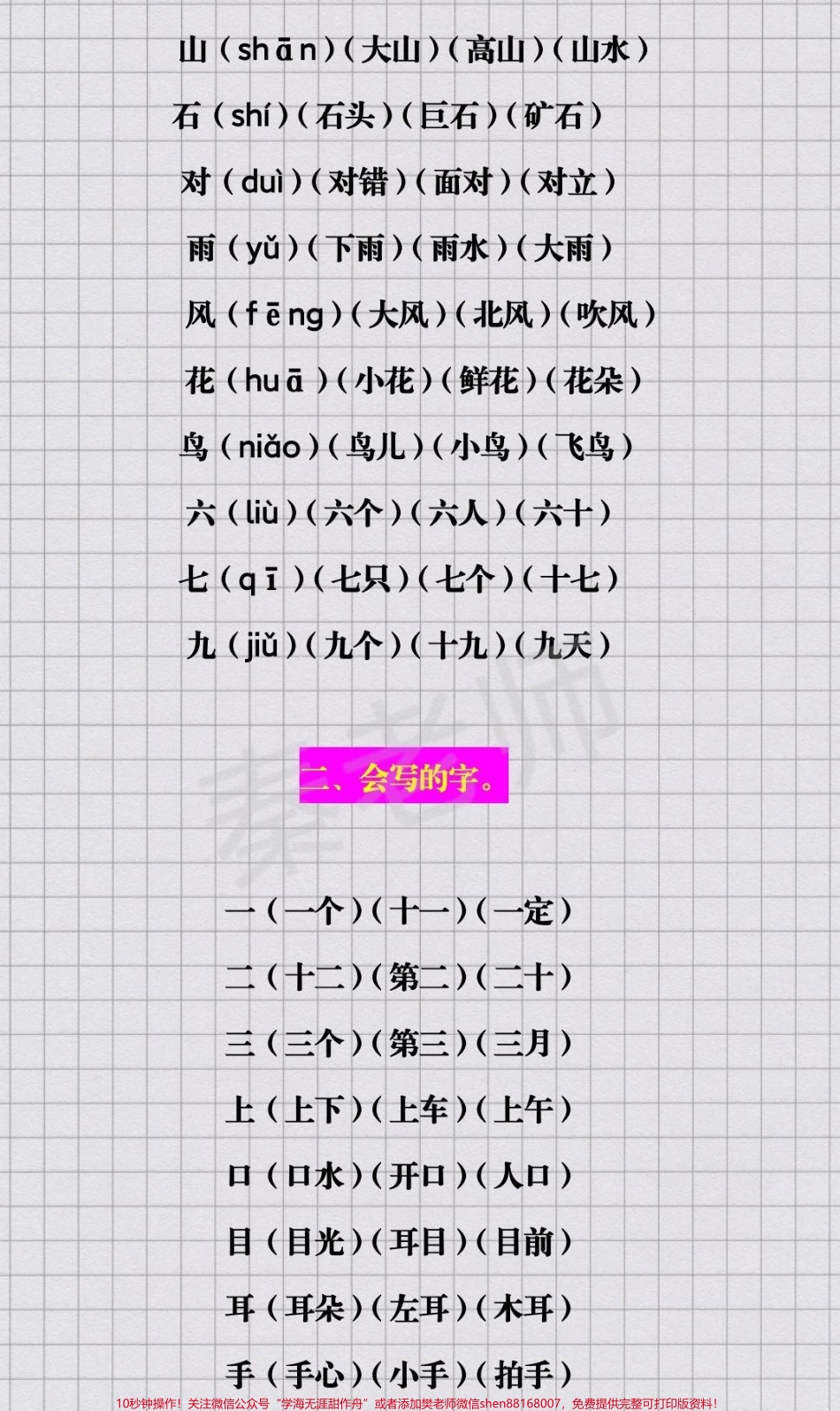 一年级上册语文知识总结#一年级#语文#第一单元知识点 #幼小衔接 #必考考点 开学季@抖音小助手 @抖音创作者中心 @抖音热点宝 @抖音电商官方直播间.pdf_第2页