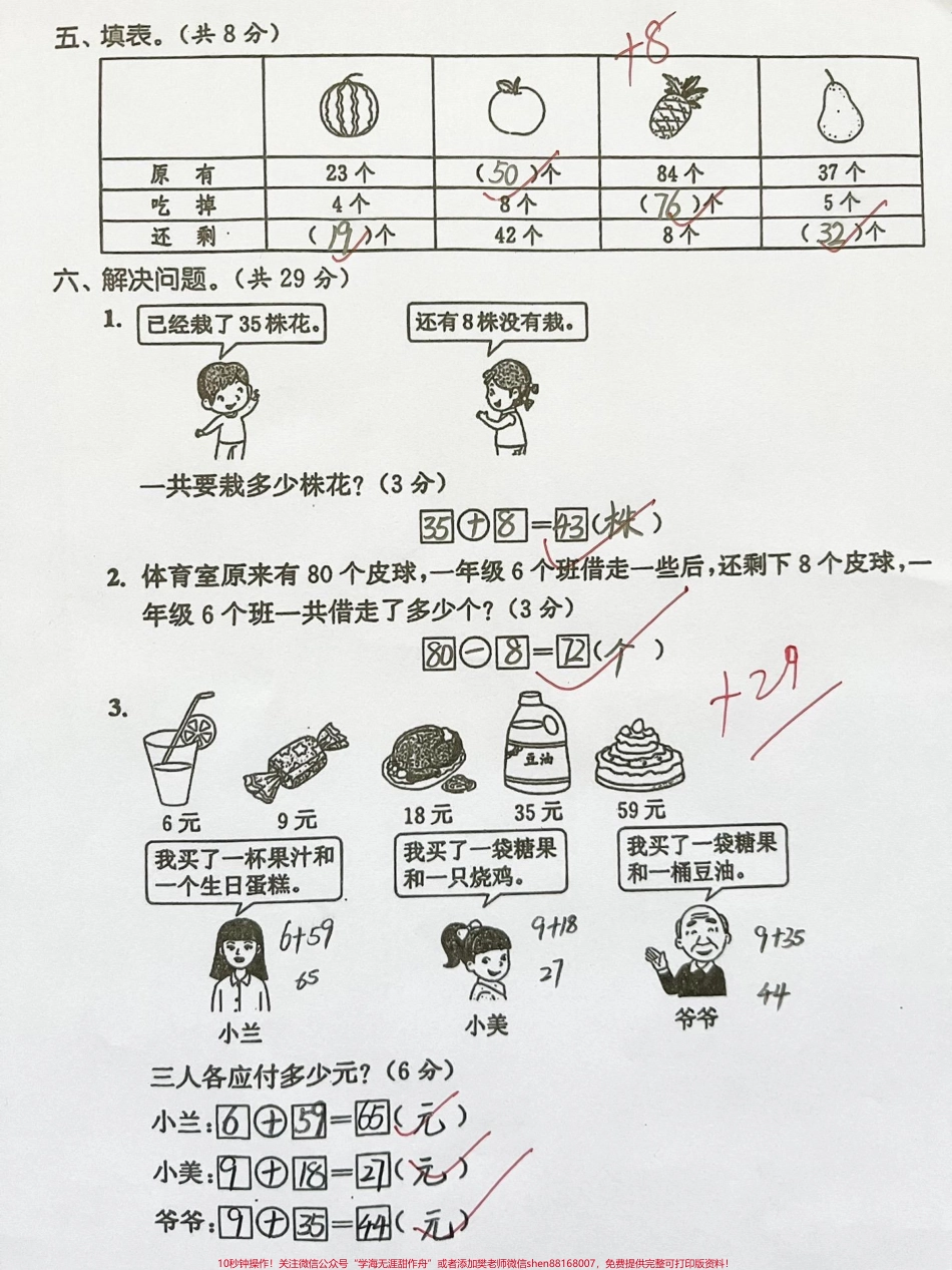 一年级下册《进位退位》专项练习期末复习重点有空白版司打印,学过的宝贝打印出来练一练及时查漏补缺#一年级数学#进位加法#两位数加法#一年级数学下册#期末复习.pdf_第3页