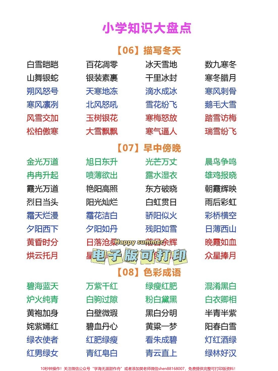 一年级语文下册1-8单元词语知识点总结一年级语文下册1-8单元词语知识点总结#一年级下册 #小学语文知识点 #寒假计划 #词语积累.pdf_第3页