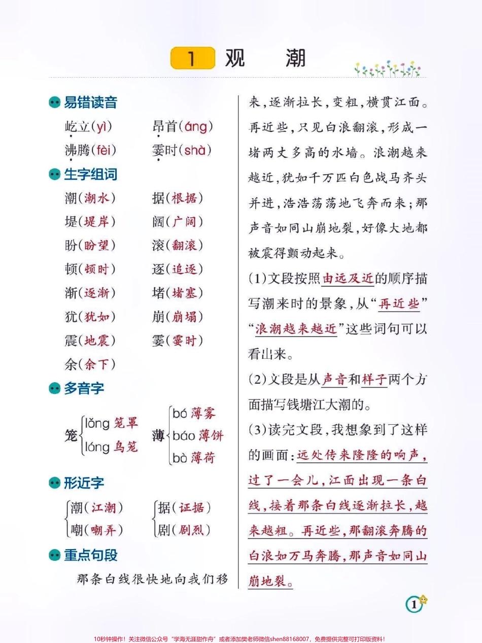 四年级语文上册知识点总结#关注我持续更新小学知识 #暑假预习 #小学语文 #知识点总结 @抖音小助手 @抖音来客官方助推官 @抖音创作者中心 @抖音热点 @抖音热点宝.pdf_第1页