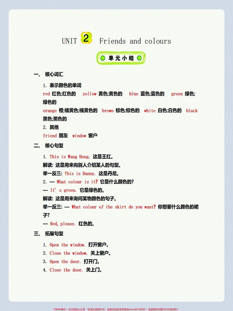 三年级上册英语知识重点三年级上册英语知识重点家长们收藏起来给孩子提前预习#知识点总结 #学习资料分享 #学霸秘籍 #三年级上册英语 #三年级英语.pdf_第3页