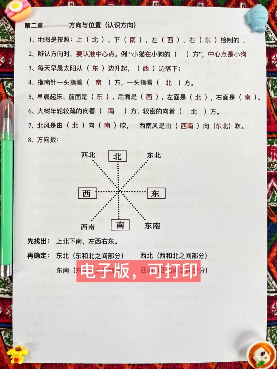 这份资料是二年级数学下册的重难点知识总结包括了整个学期的重要考点家长可以将它打印出来让孩子进行练习这份总结资料覆盖了所有重点考点对于备考二年级数学下册的学生来说具有很高的价值#二年级 #二年级数学 #二年级数学重点归纳.pdf_第3页