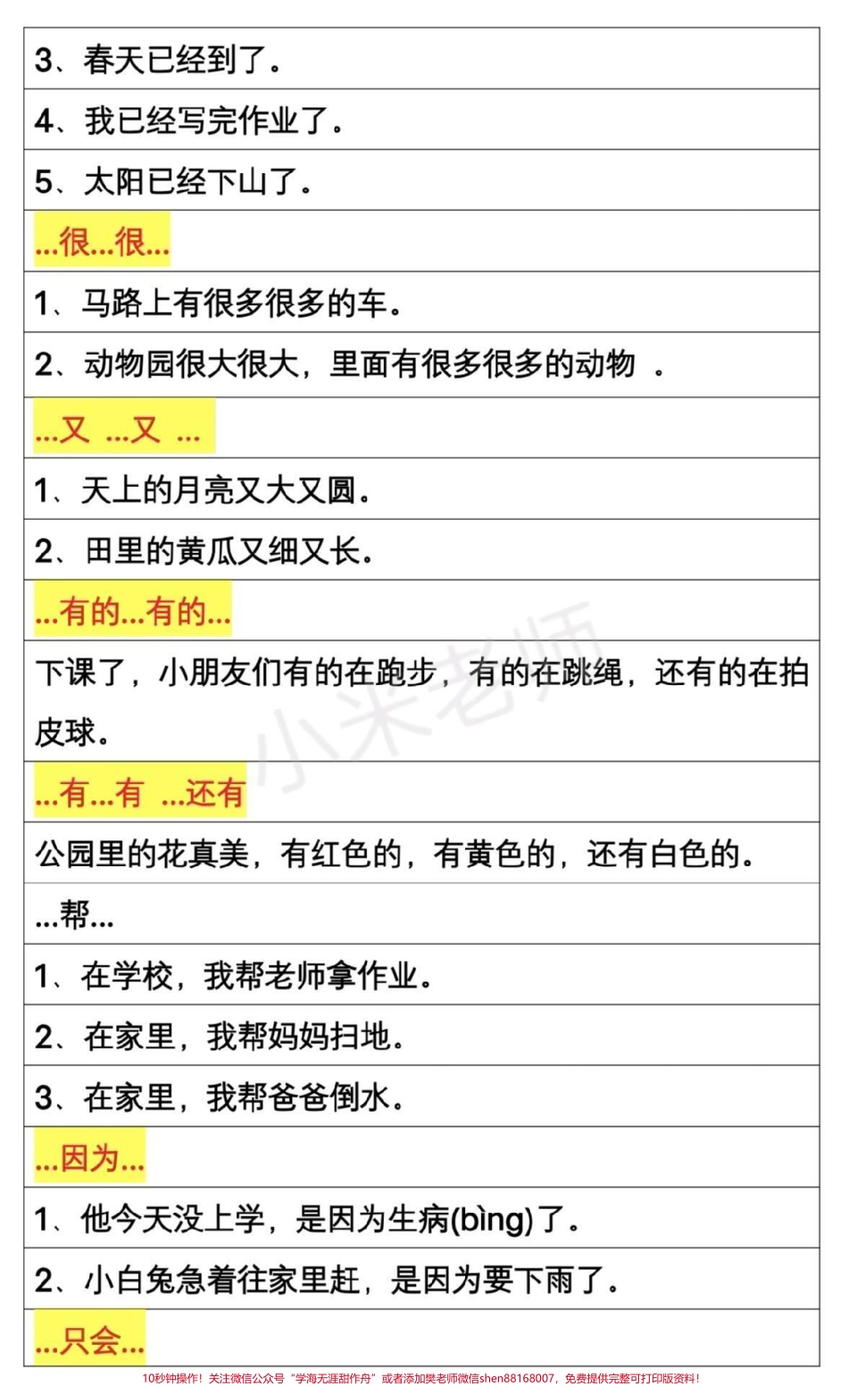 #抖音小助手 #一年级语文 #必考仿写句子.pdf_第3页