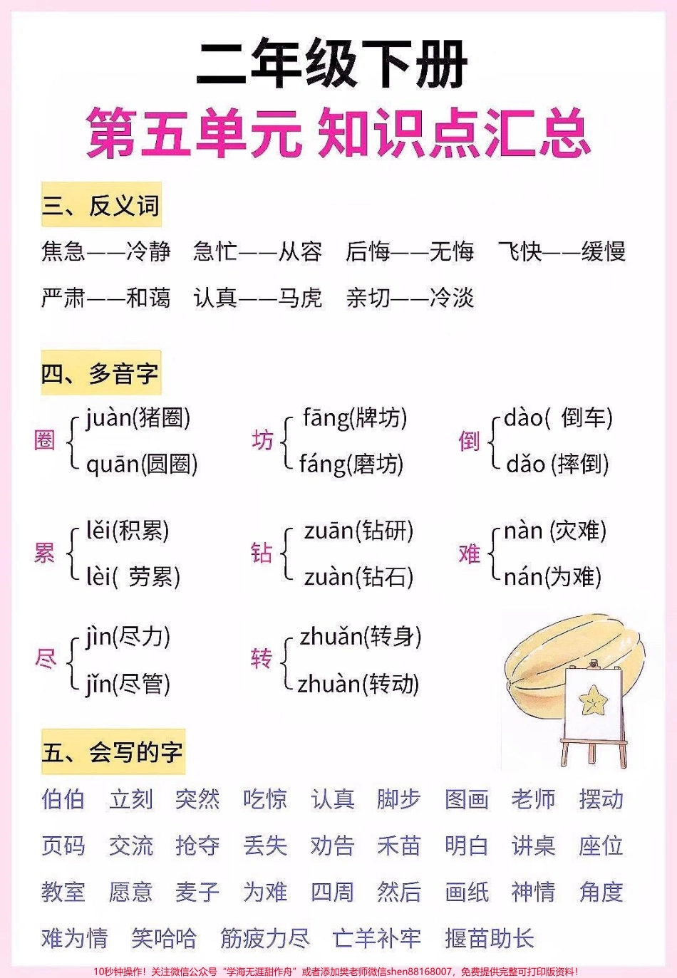 二年级语文下册第五单元知识点汇总二年级语文下册第五单元知识点汇总#第五单元#二年级#二年级语文下册 #知识分享 #家长收藏孩子受益.pdf_第3页