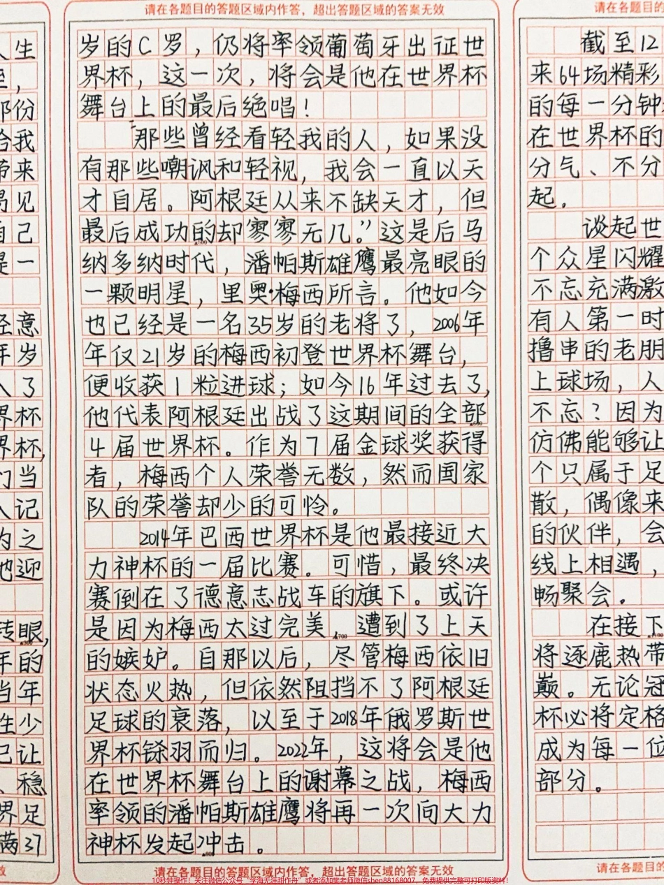 关于震撼人心的世界杯文章《光阴里有故事足球里看人生》#作文 #图文伙伴计划 #抖音图文来了.pdf_第2页