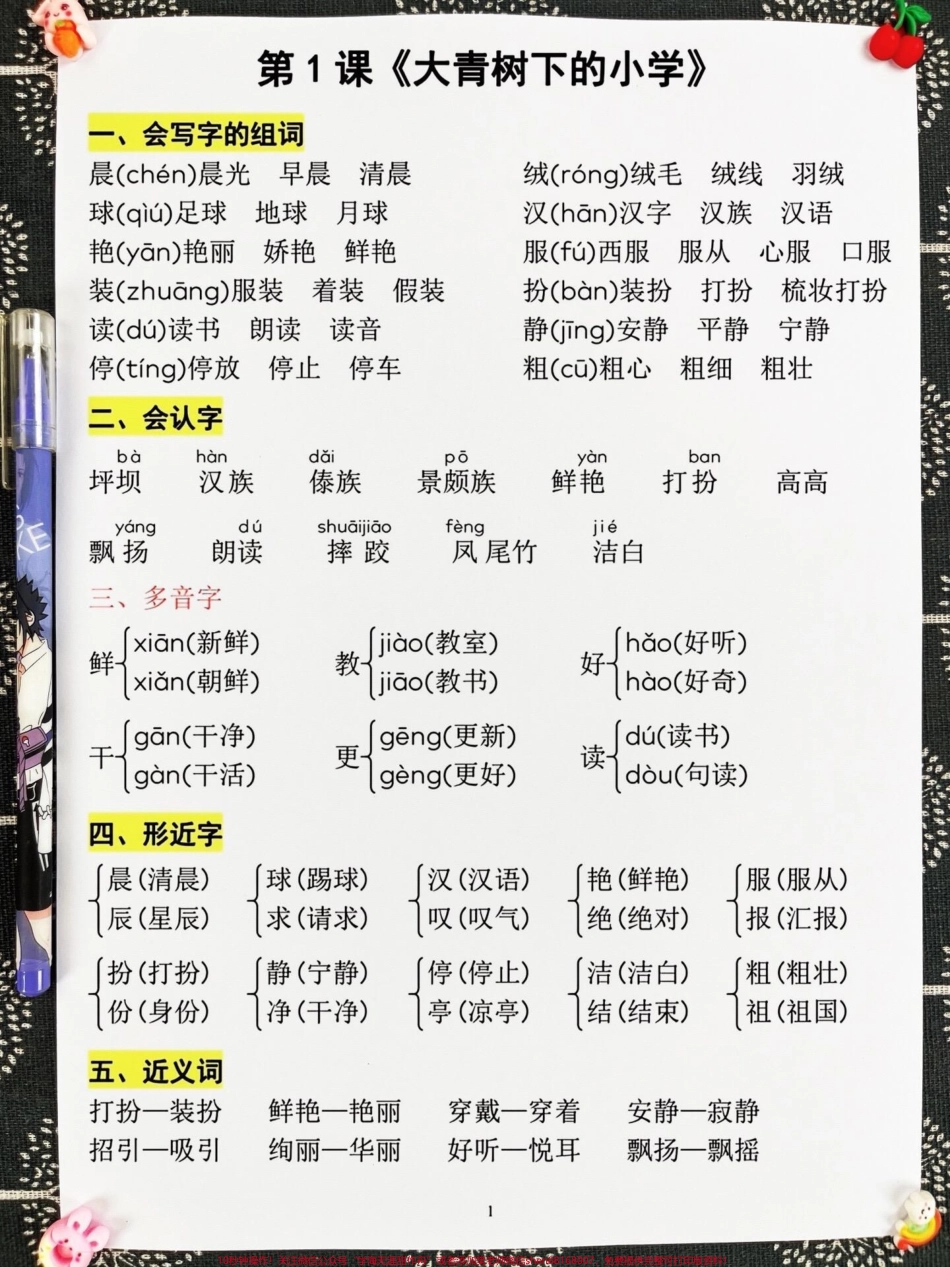 三年级上册各课知识点总结归纳来啦！老师精心整理了一份三年级上册各课的重点知识点总结归纳这份资料涵盖了三年级上册语文的重要考点为了帮助孩子们更好地掌握这些知识点家长们可以将这份资料打印出来让孩子反复练习熟记熟背相信这份资料将成为孩子们在三年级上册学习中取得好成绩的得力助手！#三年级上册语文 #三年级语文重点归纳 #三年级 #知识点总结 #必考考点.pdf_第2页