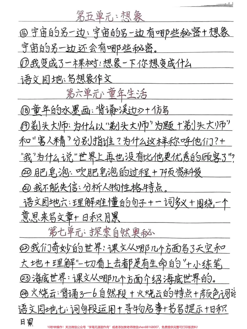 三年级下册语文1—8单元重点知识点归纳#教育 #三年级语文 #学习 #每天学习一点点 #家长收藏孩子受益.pdf_第3页