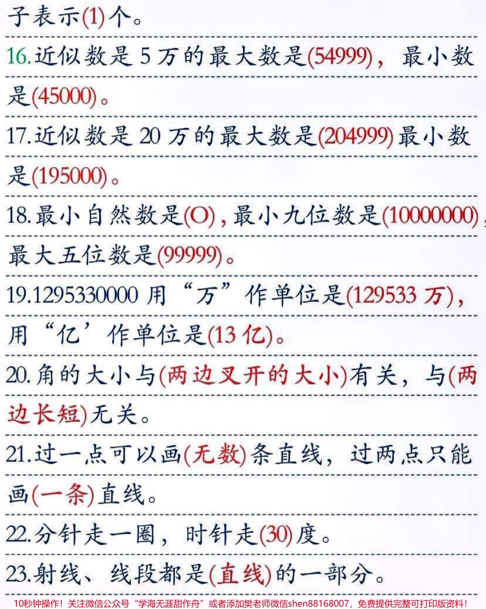 四年级上册数学必学各单元练习重点题型汇总#每天学习一点点 #教育 #知识分享 #家长收藏孩子受益 #知识点总结 @抖音创作者中心.pdf_第2页