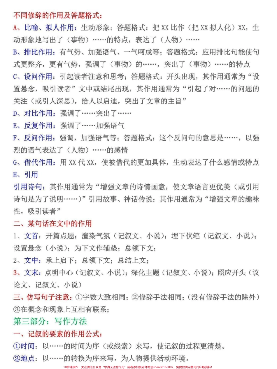 小学三年级语文阅读理解答题公式三年级开始阅读理解越来越重要家长替孩子收藏这份答题公式#三年级语文 #三年级 #小学语文 #语文阅读答题技巧 #家长收藏孩子受益.pdf_第2页