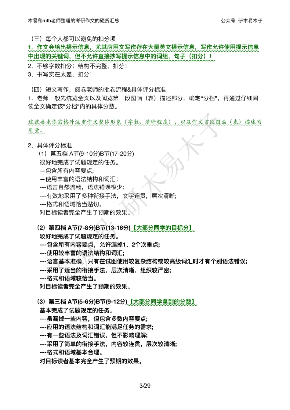 木易和ruth老师整理的考研作文的硬货汇总【微信公众号：考研核心资料】免费分享.pdf_第3页