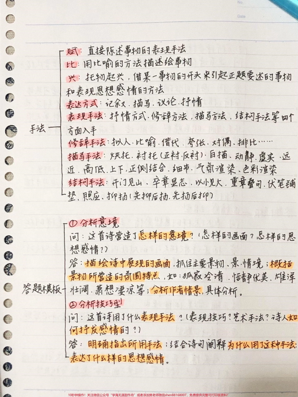 努力背熟语文古诗词答题技巧任何努力最终都不会辜负你的#语文 #每天学习一点点 #图文伙伴计划.pdf_第3页