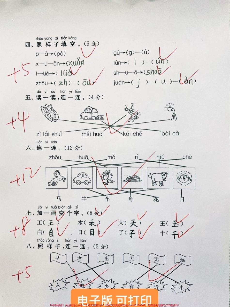 2022一年级语文上册期中考试阶段调研2022一年级语文上册期中考试卷一年级重点知识归纳总结#一年级语文 #一年级重点知识归纳 #一年级语文上册 #期中考试 @DOU+小助手.pdf_第2页
