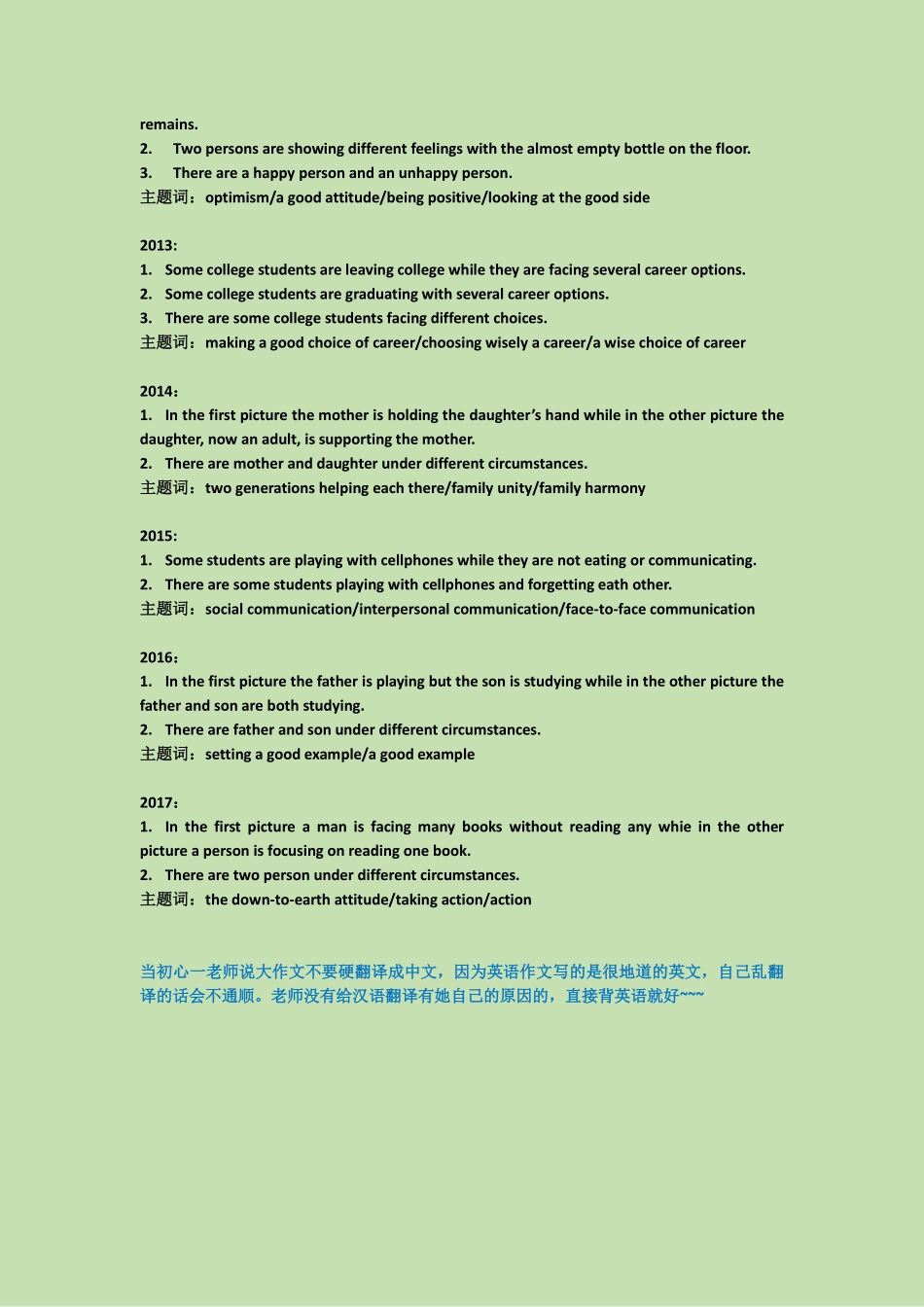 大小作文使用说明【微信公众号：考研核心资料】免费分享.pdf_第2页