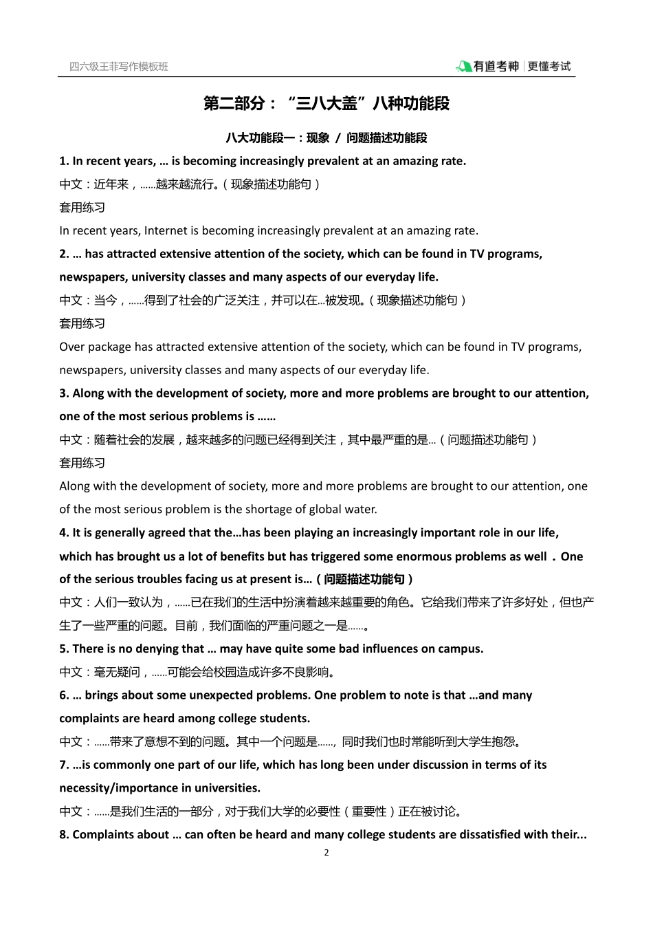 王菲写作模板班讲义.pdf_第2页