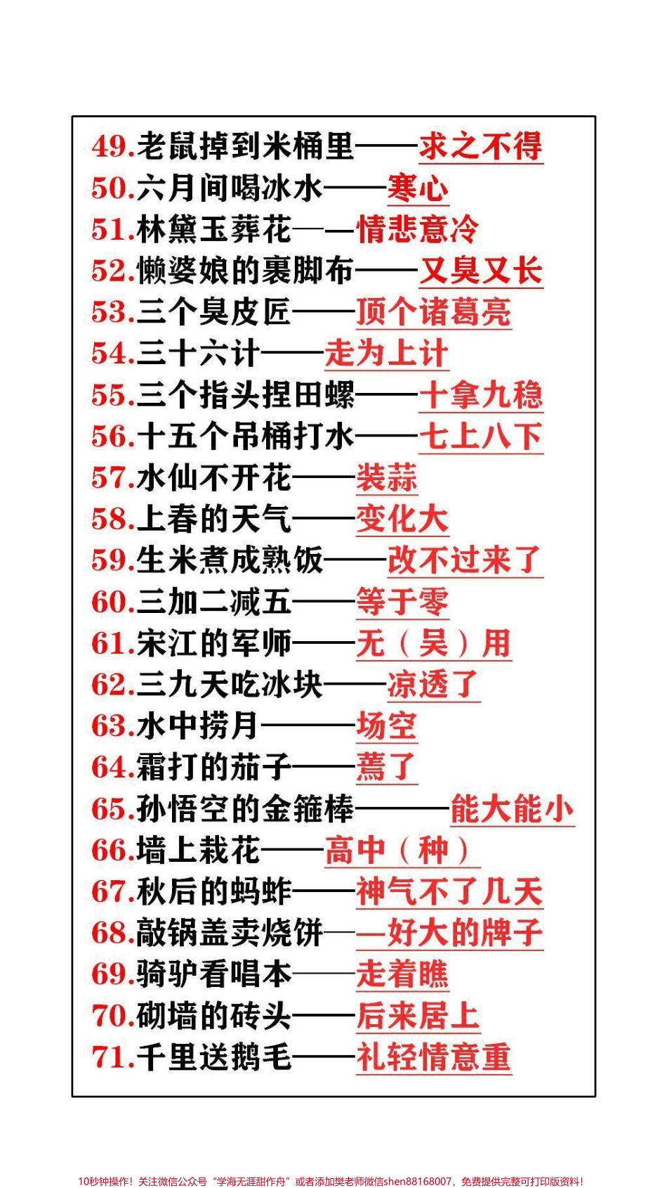 常用歇后语替孩子保存起来吧#学习 #歇后语.pdf_第3页