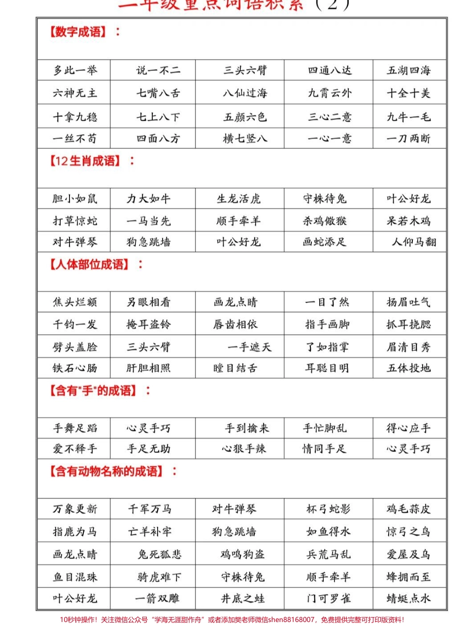二年级重点词语积#知识点总结.pdf_第2页