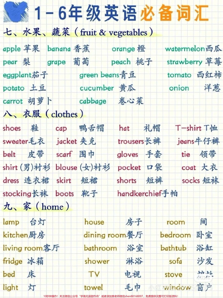 小学英语必背单词汇总#小学英语单词.pdf_第3页